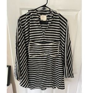 Kate Spade Striped Nylon Rain Poncho